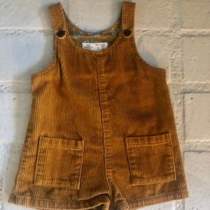 Zara Baby Girl Corduroy Romper/jumper